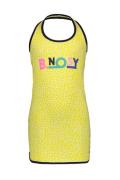 B.Nosy Girls dumbbell dress with dot aop and chest dessin