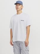 Jack & Jones Jcounion back print tee ss crew noo