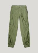 Summum tapered pant soft stretch sateen 4s2707-12141 612 combat green