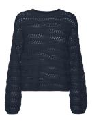 Vero Moda Vmlilja ls o-neck pullover ga navy