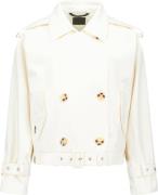 Airforce Cropped trenchcoat ivory frost