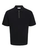 Jack & Jones Jjtroy knit zip polo