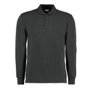 Kustom Kit Heren klassiek poloshirt met lange mouwen