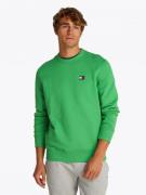 Tommy Hilfiger Dm0dm20660  ly3 badge crew coastal green heren sweater