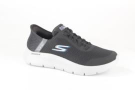 Skechers 216324 bkgy heren instappers sportief