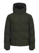 Jack & Jones Jjpayne puffer jacket donker