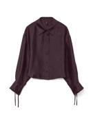 Vero Moda Jdylayla ls hn stripe pullover knt bordeaux