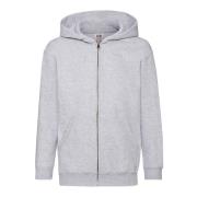 Fruit of the Loom Kinder/kids classic heather hooded jacket