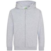 Awdis Kinder/kinder heather hoodie met rits