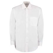 Kustom Kit Heren klassiek business shirt met lange mouwen