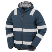 Result Unisex ripstop hi-vis gewatteerd jack voor volwassenen