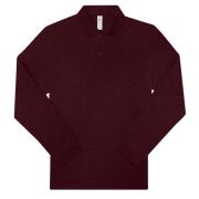 B and C Heren my polo 210 effen shirt met lange mouwen