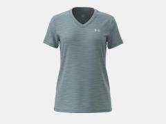 Under Armour tech ssv- twist-grn t-shirt training km dames -