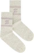 By-Bar Amsterdam Logo sparkle socks light grey