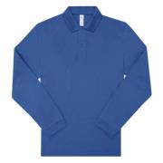 B and C Volwassen unisex my polo 180 poloshirt met lange mouwen