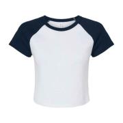 Bella + Canvas Dames baby micro-rib raglan gewaad top