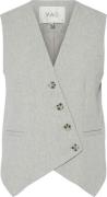 Y.A.S Yasriu waistcoat s. light grey melange