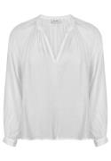 Aaiko blouse lm alanza shine vis 511 114300 les blancs