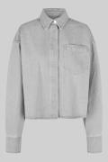 Second Female blouse lm denira denim shirt 7035 light grey denim