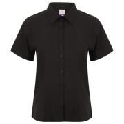 Henbury Dames wicking shirt met korte mouwen