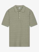 Law of the sea vangue jacquard knitted polo 10059 405 vetiver