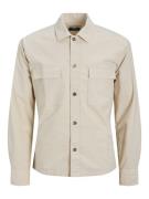 Jack & Jones Jcotarmac ripstop overshirt ls beige