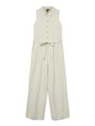 Vero Moda Vmoline sl wide jumpsuit wvn beige