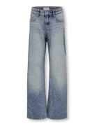 Only Zomer jeans broek meisjes , wide leg fit koghope