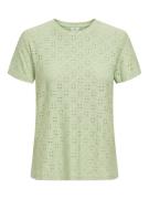 Jacqueline de Yong cathinka s/s tag top jrs noos 15158450 smoke green