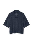 Vero Moda Vmleilani glitter 24 poloneck card navy