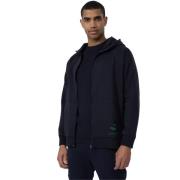 4F Heren polycotton full zip hoodie