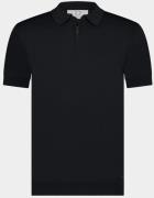 Born with Appetite Polo korte mouw dan knitted polo 25108da31/290 navy