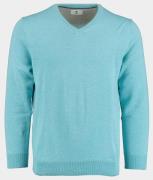 Bos Bright Blue Pullover cotton regular fit aqua 518100cct-13/965
