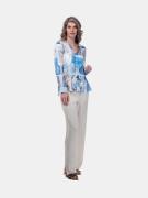Mucho Gusto ® blouse grazie blauw hart elegantie