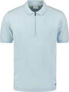 No Excess Pullover short sleeve polo zip soli ice
