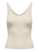 Jacqueline de Yong Jdybodilla lurex sl top knt beige