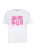 Lofty Manner shirt km qd14 t-shirt marieke 100 white