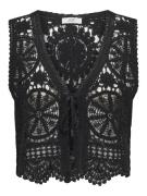 Jacqueline de Yong vic s/l v-neck tie vest knt 15347425 -