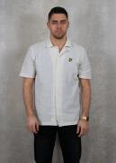 Lyle and Scott Linen blend oxford revere shirt