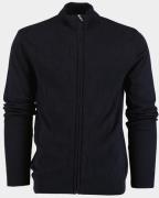 Bos Bright Blue Vest gebreid met zakken art-307/3527