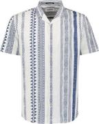 No Excess Shirt short sleeve revers collar sl indigo blue