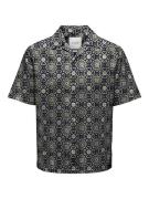 Only & Sons onscaiden reg fit aop shirt 22032833 cork