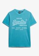 Superdry Vintage logo male aqua