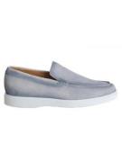Giorgio 28785 grijze suede loafer met witte zool
