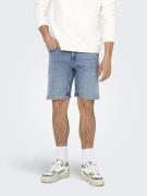 Only & Sons Onsweft box pim dnm shorts we