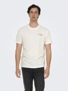 Only & Sons Onschris life reg ss tee