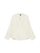 Vero Moda vmelenor ls emb top wvn ga 10329485 cloud dancer