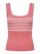 Jacqueline de Yong nanna s/l square neck stripe top 15344853 rose of s...