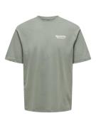 Only & Sons Onskeane rlx ss print tee noos army