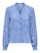 Jacqueline de Yong Jdygrace ls v-neck shirt wvn licht